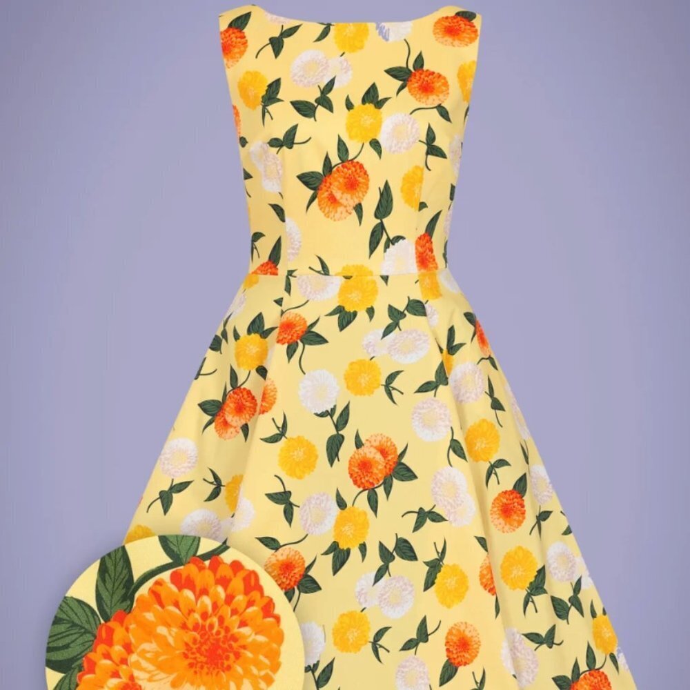 NWT Collectif Modcloth Frances Sunny Floral Swing Dress